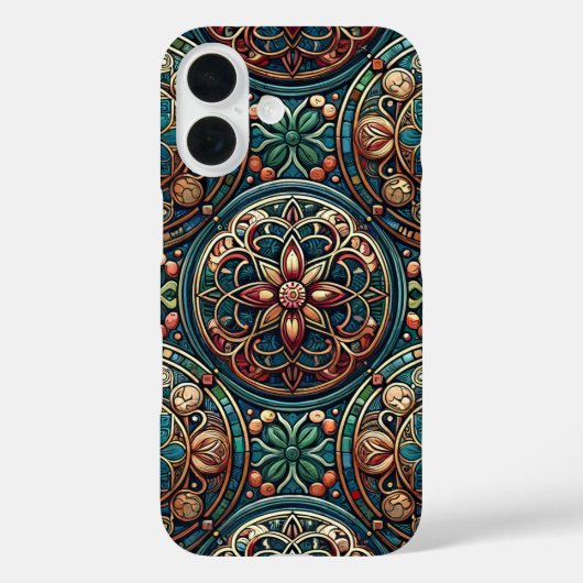 銅花iPhone 16ケース Case-Mate iPhoneケース (裏面)