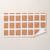 銅茶色のスケッチ バスタオルセット (ハンドタオル)