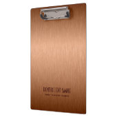 銅茶色のメタリックな質感 クリップボード (左)