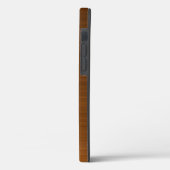 銅茶色メタリックモノグラムケースメイトiPhone Ca Case-Mate iPhoneケース (裏面 / 左)