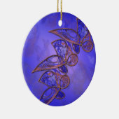 銅蝶オーナメント セラミックオーナメント (右)