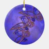 銅蝶オーナメント セラミックオーナメント (裏面)