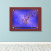 銅蝶キャンバス印刷 キャンバスプリント (インサイチュ (ウッドフロア))