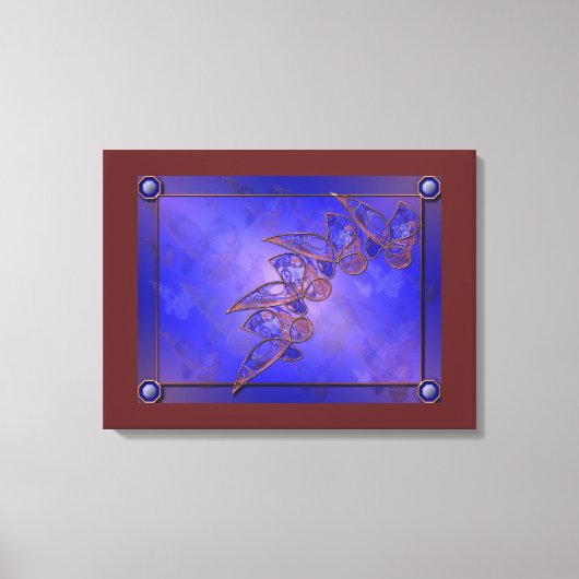銅蝶キャンバス印刷 キャンバスプリント (正面)