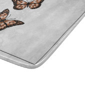 銅蝶フローラパーソナライズされた切断板 カッティングボード (角)