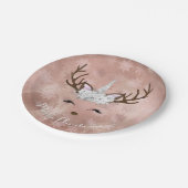 銅製のエレガントバラ金ゴールド ペーパープレート (アングル)