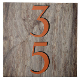 銅製石造家屋番号ダブル#s縦 タイル