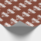 銅赤ゼストアーツアンドクラフトドラゴンフライ ラッピングペーパー (角)