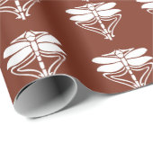 銅赤ゼストアーツアンドクラフトドラゴンフライ ラッピングペーパー (ロールコーナー)