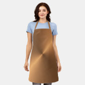 銅輝き エプロン (着用した状態)