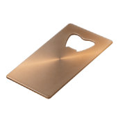 銅輝き クレジットカード栓抜き (正面アングル)