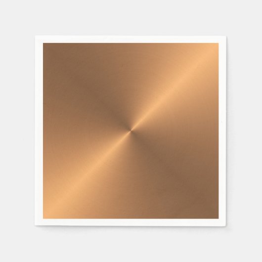 銅輝き スタンダードカクテルナプキン (正面)