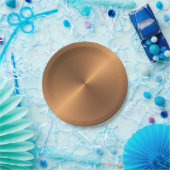 銅輝き ペーパープレート (パーティー)