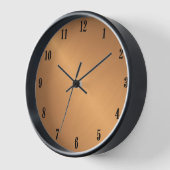 銅輝き 壁時計 (傾斜)