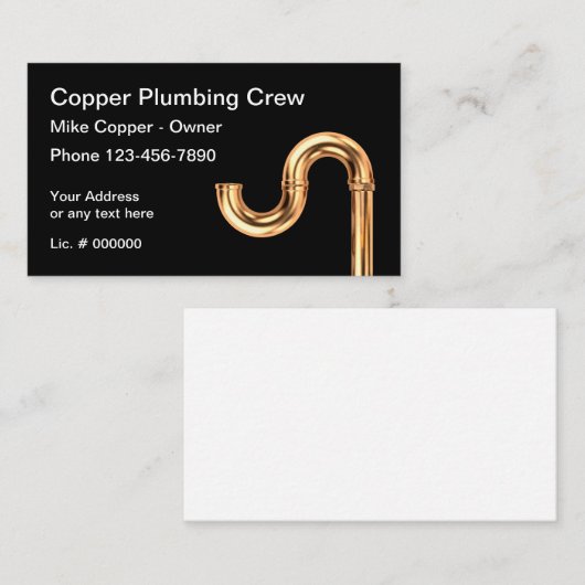 銅配管用名刺 名刺 (正面/裏面)