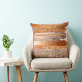 銅金ゴールドストロークのグラマテクスチャ クッション (椅子)