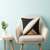 銅金ゴールドパティーナジオメトリックシック クッション (椅子)