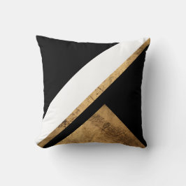 銅金ゴールドパティーナジオメトリックシック クッション