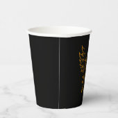 銅金ゴールドフェニックスオンブラック 紙コップ (右)