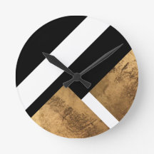 銅金ゴールド幾何学的シック白黒