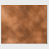 銅金属ガラスミニマルグランジ抽象芸術 ラッピングペーパー (フラット)