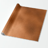 銅金属ガラスミニマル蜂蜜さび抽象芸術 ラッピングペーパー (アンロールド)
