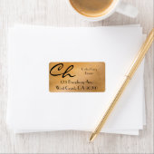 銅金属住所 シール (インサイチュ)