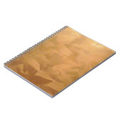 銅金属製ハンドブラシ ノートブック (左側)