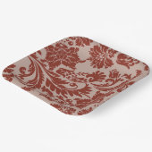 銅錆ダマスク紙プレート ペーパープレート (傾斜あり)