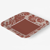 銅錆ダマスク ペーパープレート (傾斜あり)