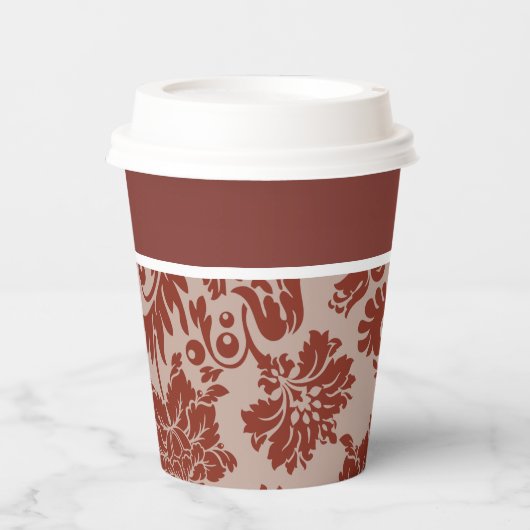 銅錆ダマスク 紙コップ (正面)