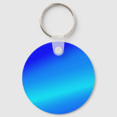 銅青グラデーション水色抽象芸術パステル キーホルダー (裏面)