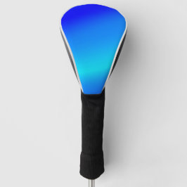 銅青グラデーション水色抽象芸術パステル ゴルフヘッドカバー