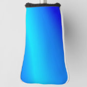 銅青グラデーション水色抽象芸術パステル ゴルフヘッドカバー (回転90)