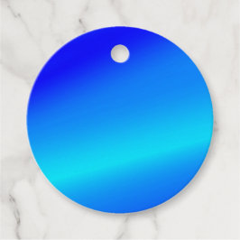 銅青グラデーション水色抽象芸術パステル フェイバータグ