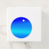 銅青グラデーション水色抽象芸術パステル フェイバータグ (インサイチュ)