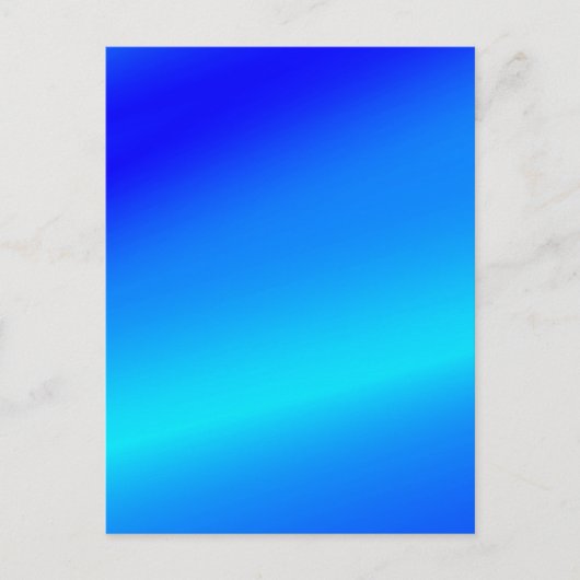 銅青グラデーション水色抽象芸術パステル ポストカード (正面)