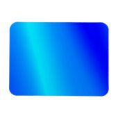 銅青グラデーション水色抽象芸術パステル マグネット (横)