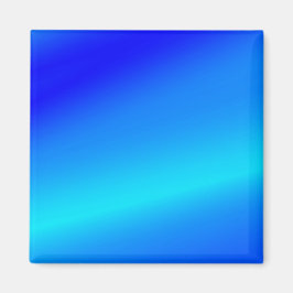 銅青グラデーション水色抽象芸術パステル マグネット