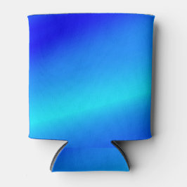 銅青グラデーション水色抽象芸術パステル 缶クーラー