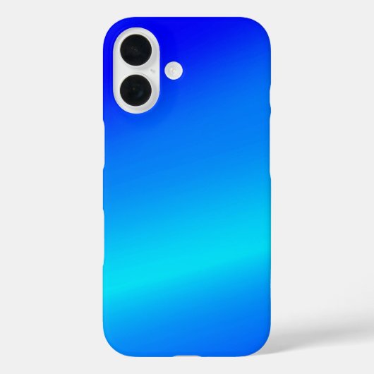 銅青グラデーション水色抽象芸術パステル Case-Mate iPhoneケース (裏面)
