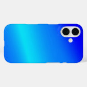 銅青グラデーション水色抽象芸術パステル Case-Mate iPhoneケース (裏面 (横))