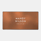 銅青銅の輝スタイリッシュきフェイク箔（大） デスクマット (正面)