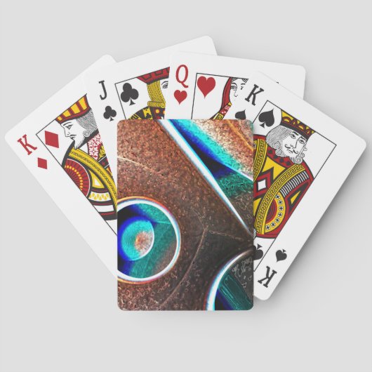 銅青 トランプ (裏面)