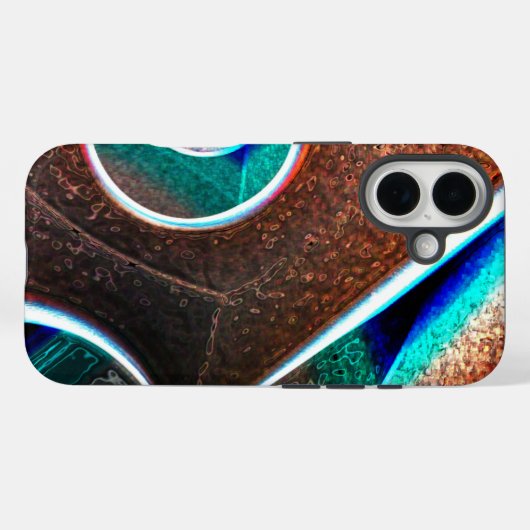 銅青 Case-Mate iPhoneケース (裏面 (横))
