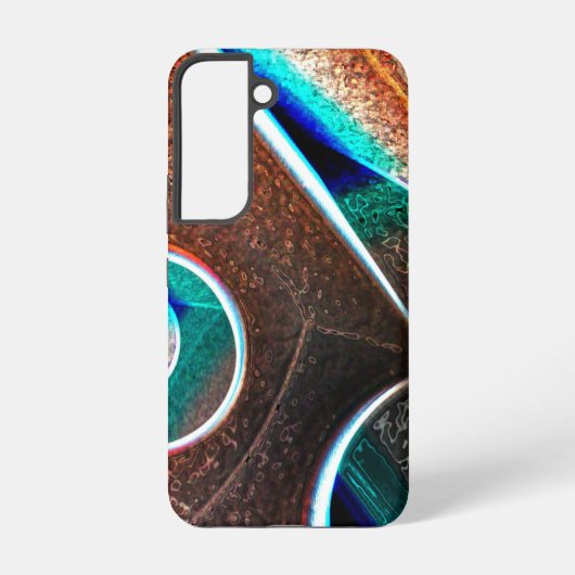 銅青 SAMSUNG GALAXYケース (裏面)