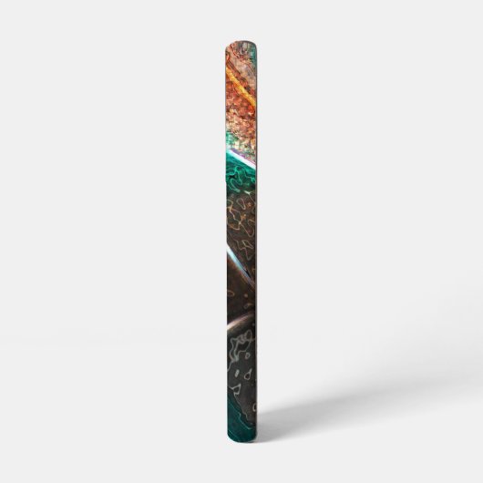 銅青 SAMSUNG GALAXYケース (左側面)