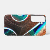 銅青 SAMSUNG GALAXYケース (裏面横)