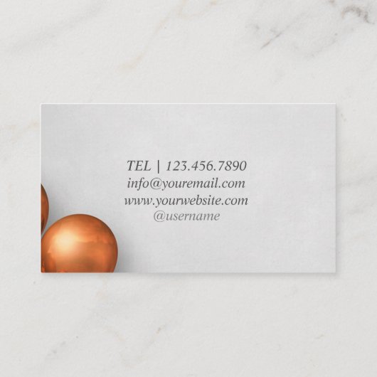 銅風船バンチモダン名刺 名刺 (裏面)