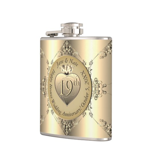 銅19/8号（色）結婚祭 フラスク (左)